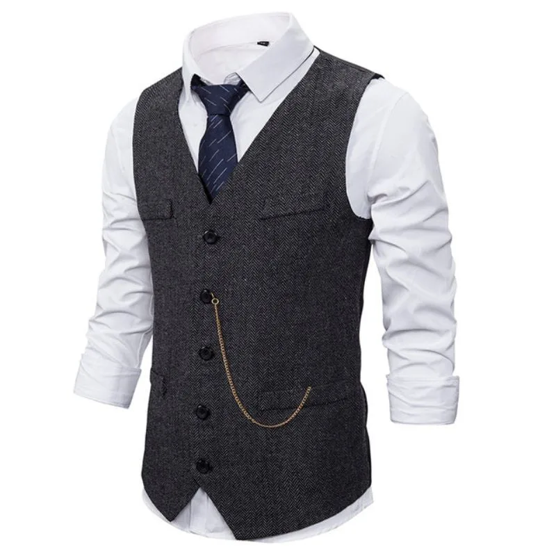 Gilet de Costume Homme avec Chaîne Gilet de Costume Homme avec Chaîne