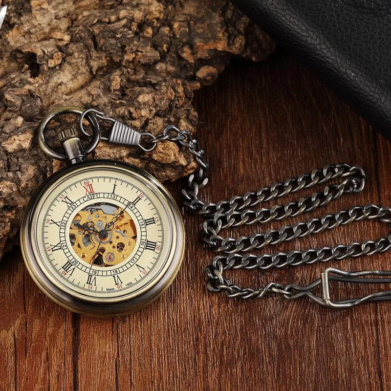 Vue 3 — Montre à Gousset Steampunk Poche