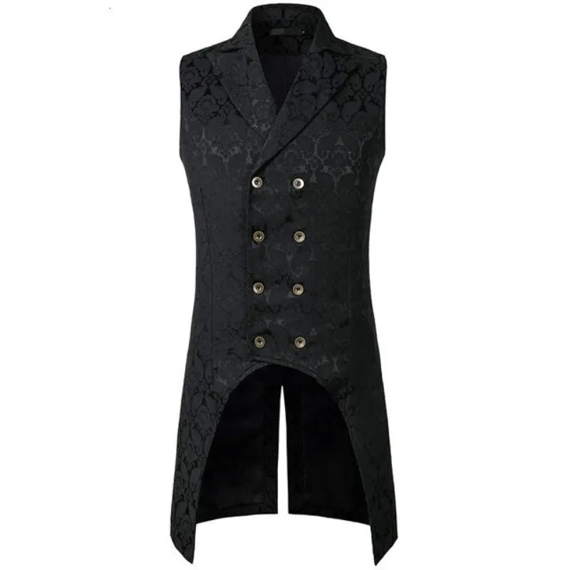 Gilet Sans Manche Long Gothique Homme