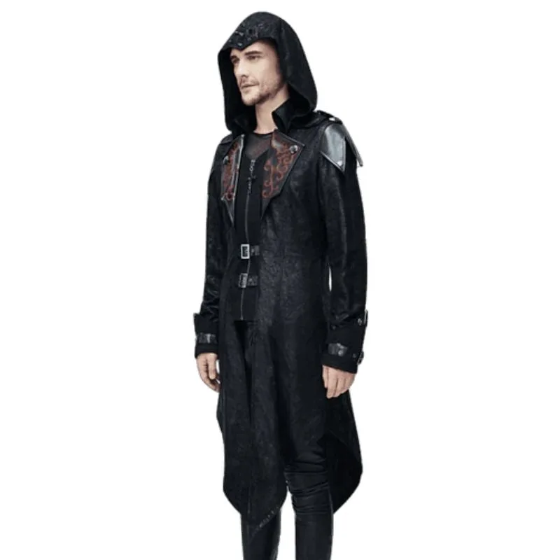 Vue 2 — Long Manteau Homme Punk