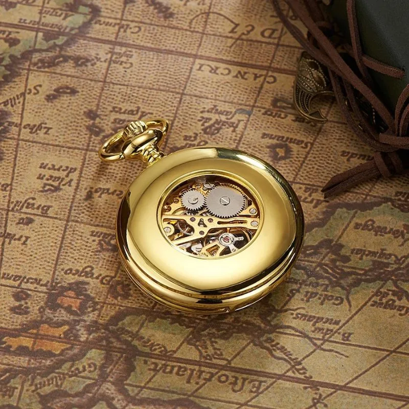 Vue 4 — Montre à Gousset Femme Or Ancienne