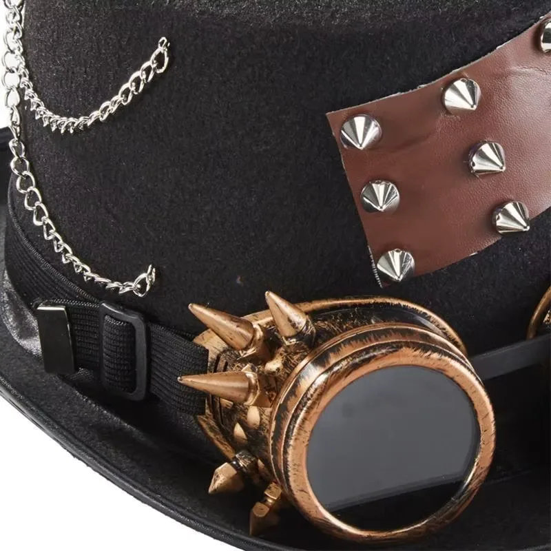 Vue 3 — Chapeau Steampunk Engrenage