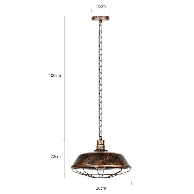 Vue 4 — Lampe Suspendue Style Industriel