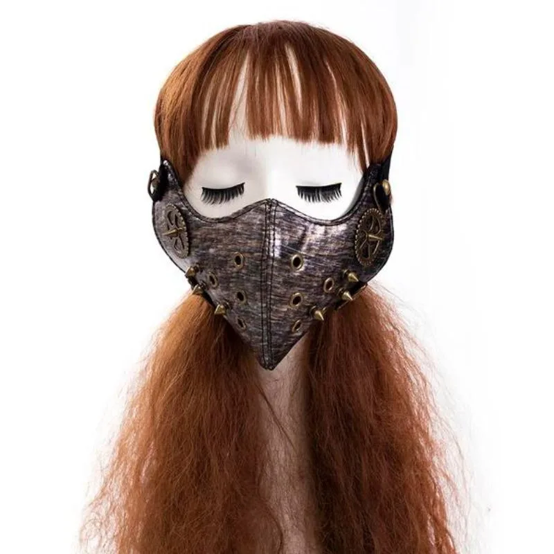 Vue 4 — Masque Steampunk Simili PU