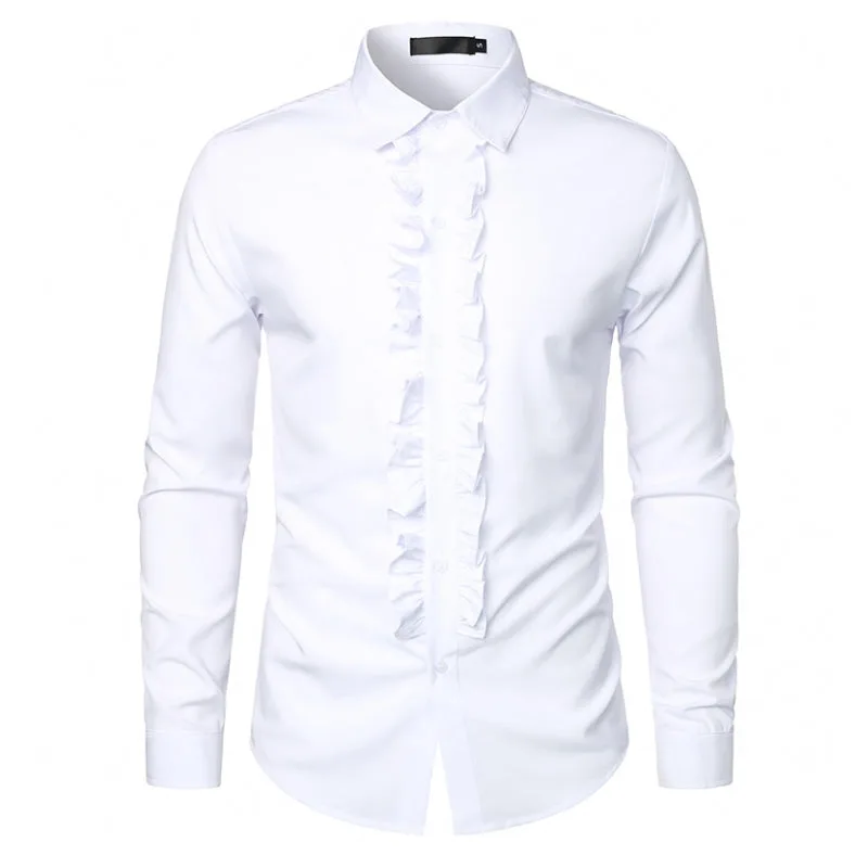 Vue 9 — Chemise à Volant Homme