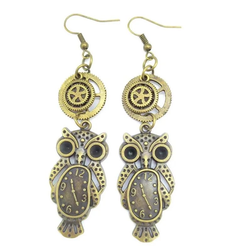 Vue 11 — Boucles d'Oreilles Pendantes Steampunk