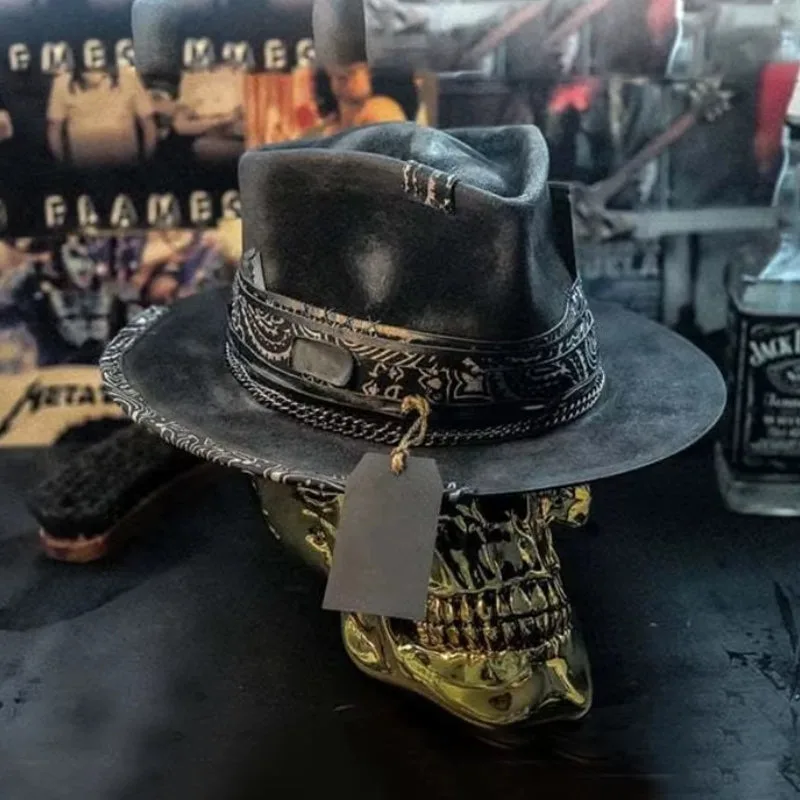 Vue 2 — Chapeau de Cowboy Steampunk