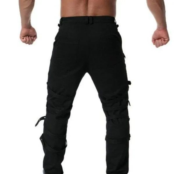 Vue 4 — Pantalon Cargo Avec Chaînes