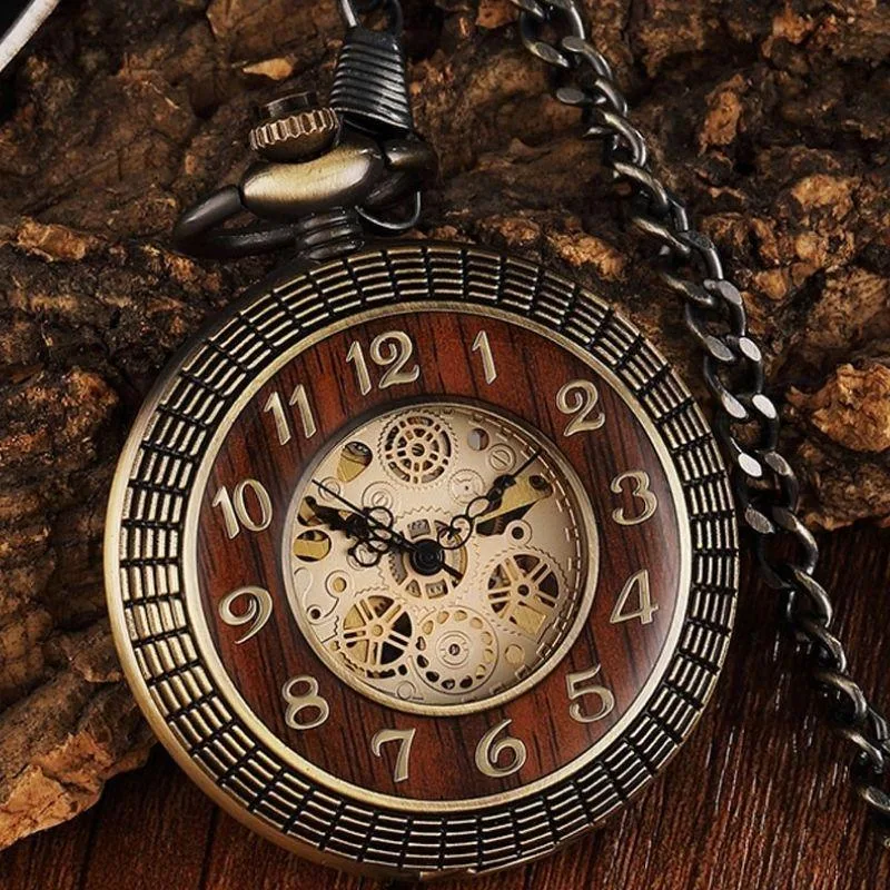 Montre à Gousset Steampunk Sans Pile