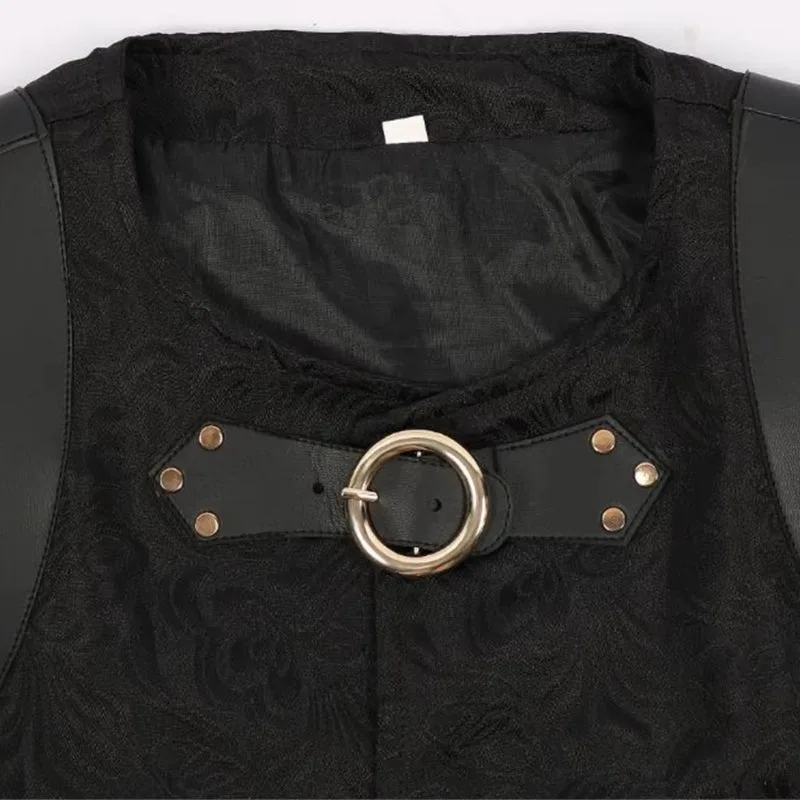 Vue 4 — Corset Gilet Steampunk Rétro