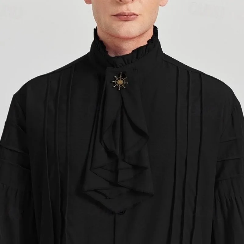 Vue 6 — Chemise Victorienne Col Jabot Homme