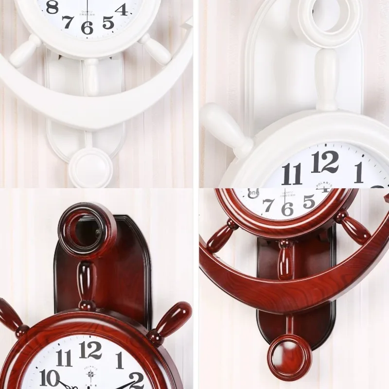 Vue 5 — Horloge Steampunk Gouvernail