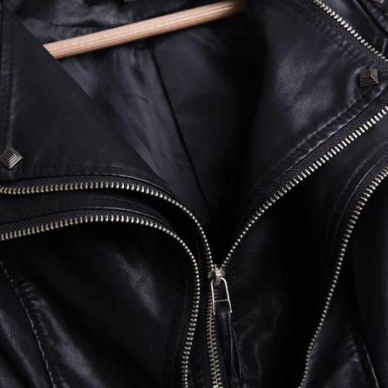 Vue 3 — Veste en simili Gothique Femme