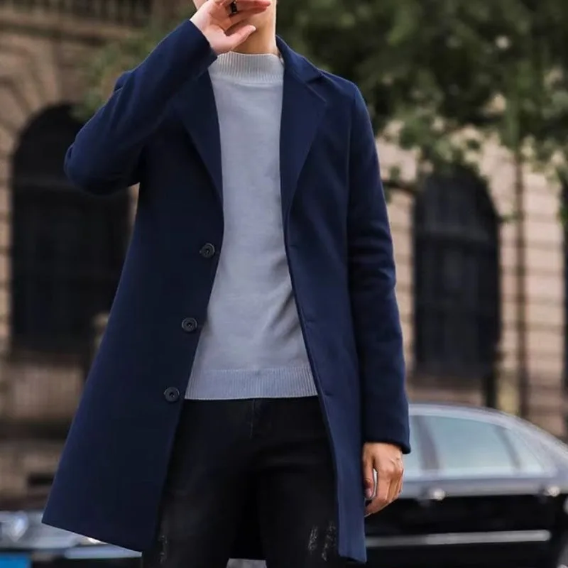 Vue 2 — Caban Long pour Homme