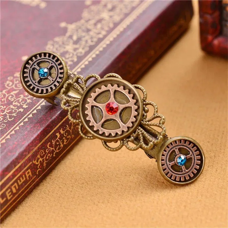 Vue 4 — Barrette Cheveux Steampunk