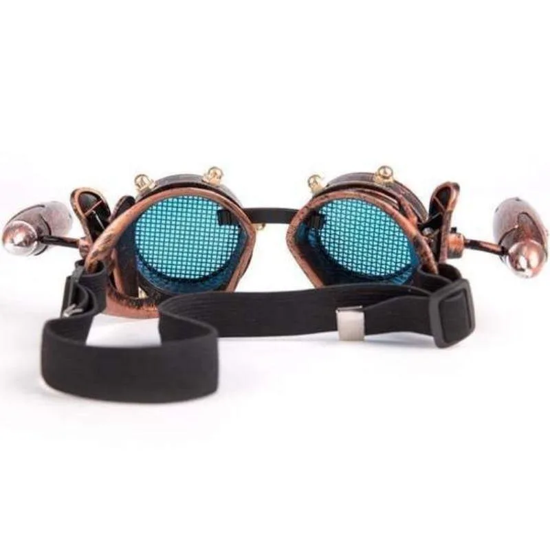 Vue 4 — Lunettes Steampunk Cuivre