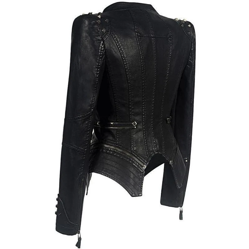 Vue 5 — Veste en simili Gothique Femme