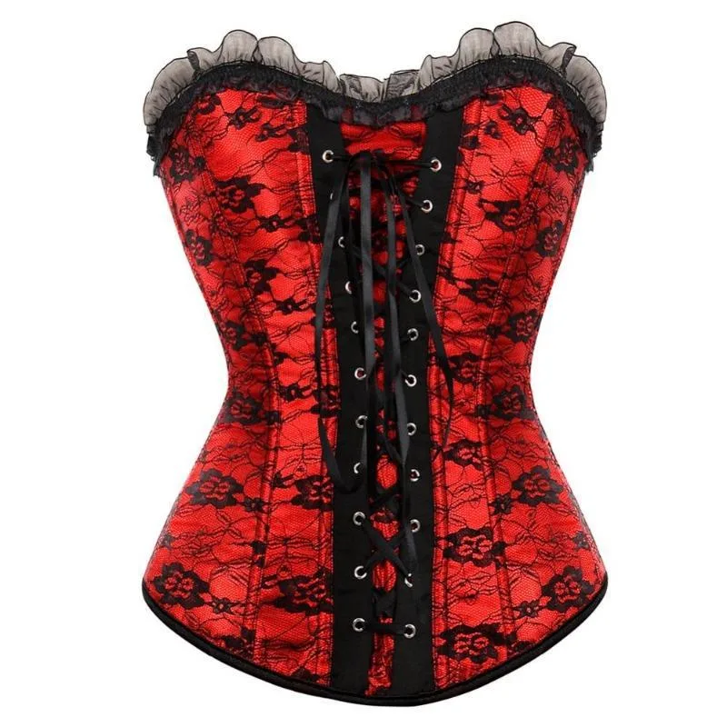 Vue 10 — Corset Steampunk à Lacets