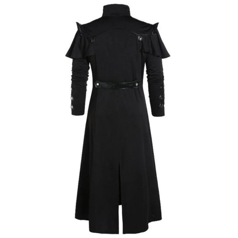 Vue 3 — Veste Steampunk Pirate Longue