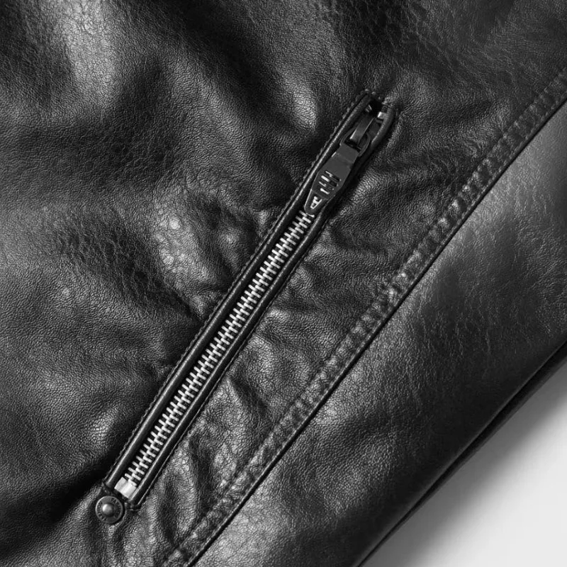Vue 7 — Blouson Motard Simili PU