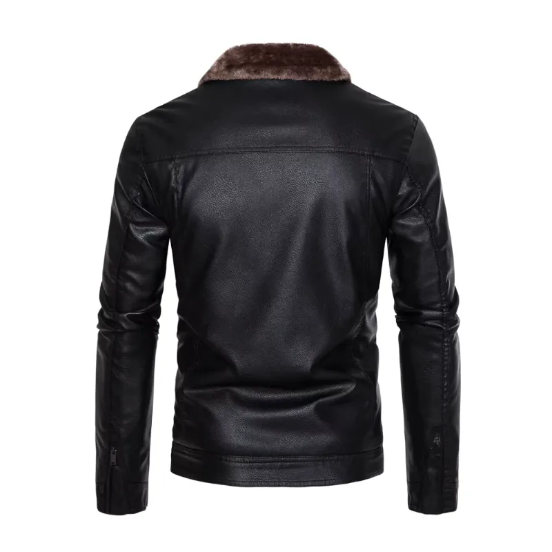 Vue 7 — Veste Aviateur Col Fourrure Homme
