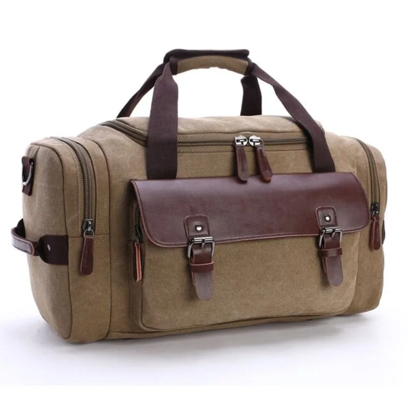 Vue 7 — Sac de Voyage Toile Vintage