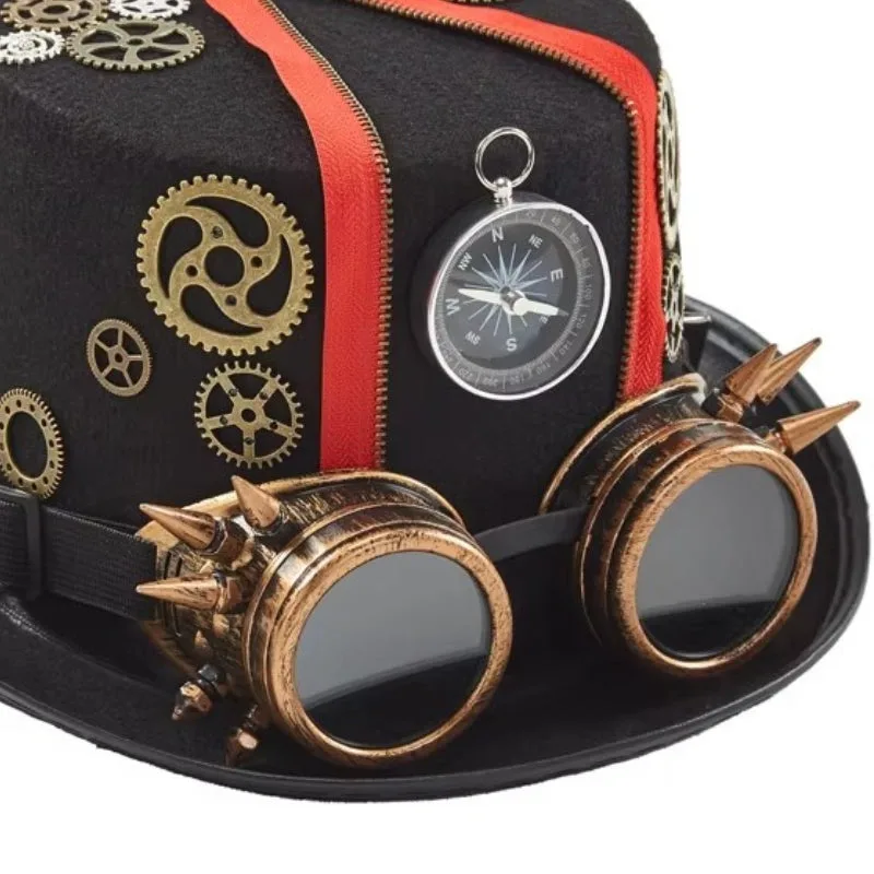 Vue 3 — Chapeau Steampunk Révolutionnaire