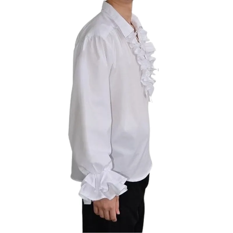 Vue 6 — Chemise Blanche Steampunk Homme