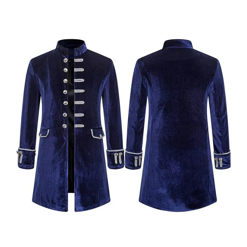Vue 5 — Veste Steampunk Gothique Longue