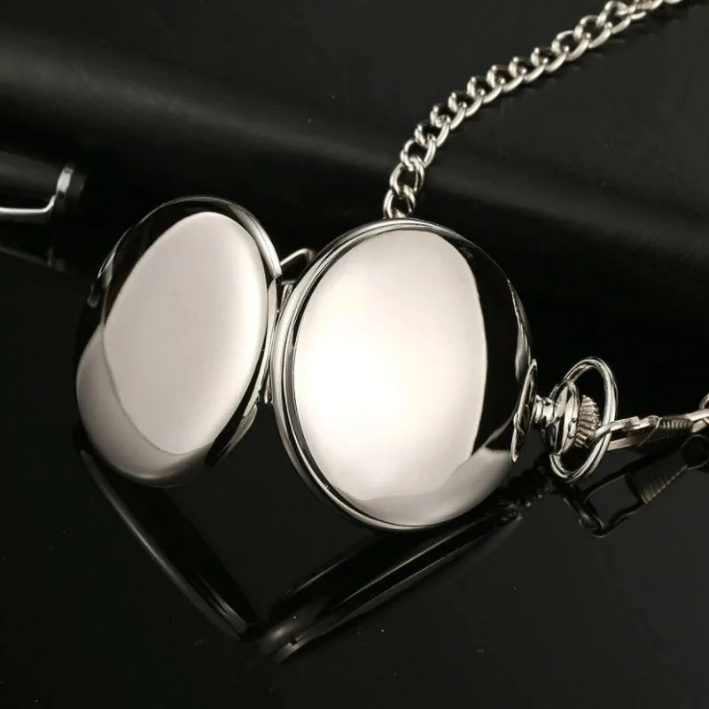 Vue 3 — Montre Gousset Acier Inoxydable