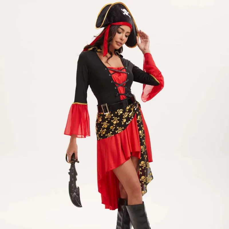 Vue 8 — Déguisement Steampunk Pirate Femme