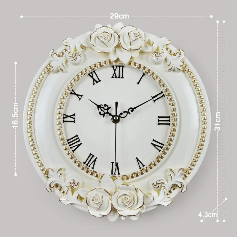Vue 6 — Horloge Vintage Blanche