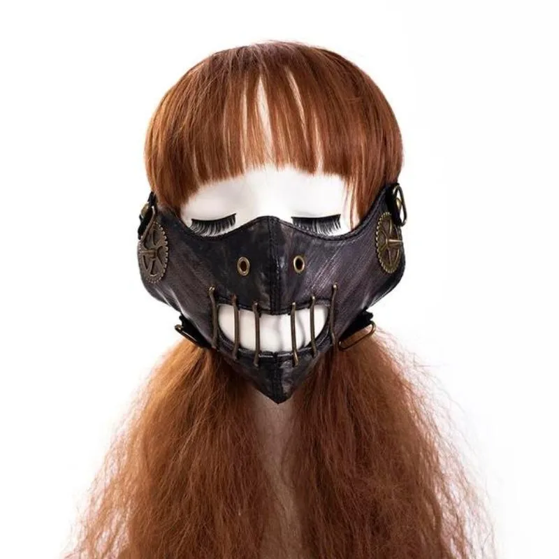 Vue 2 — Masque Steampunk Simili PU
