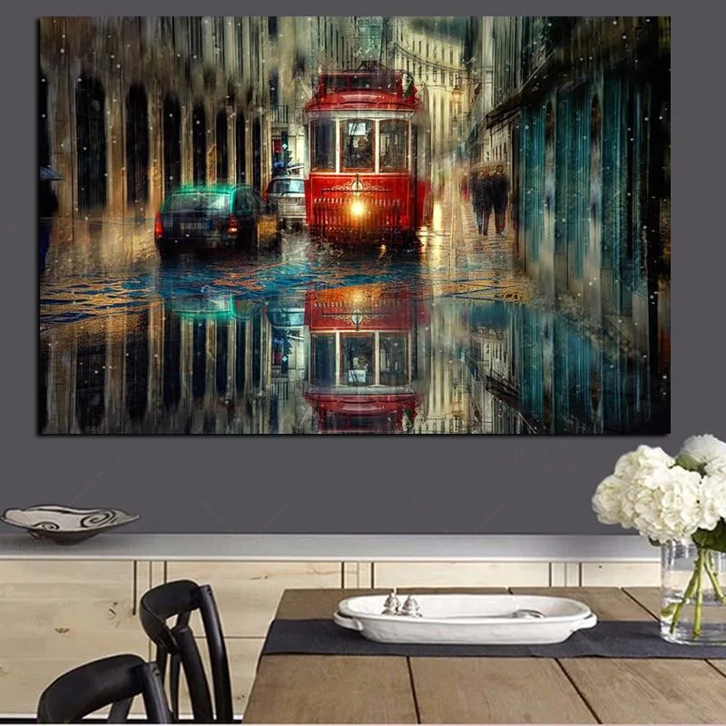 Vue 2 — Tableau Peinture Style Industriel