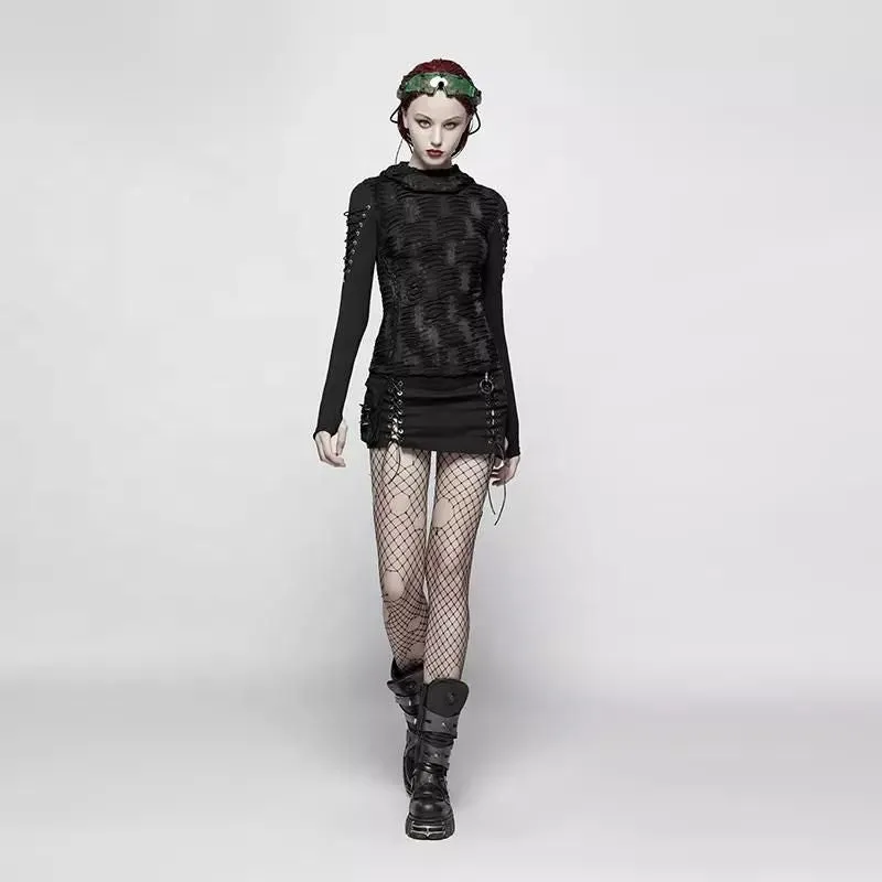 Vue 2 — Pull Gothique Femme