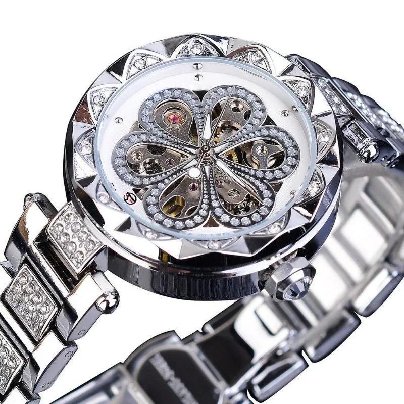 Vue 3 — Montre Squelette Femme Luxe