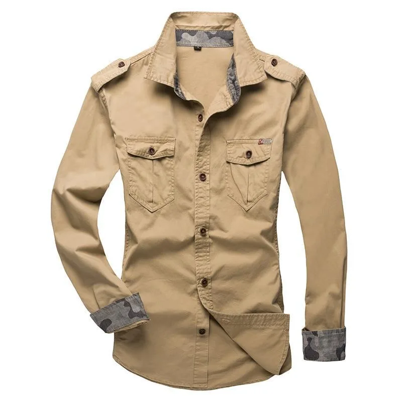 Chemise Steampunk Épaulettes Homme