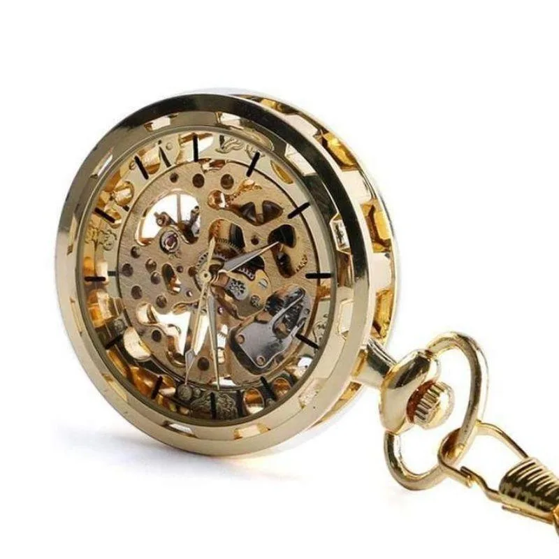 Vue 5 — Montre à Gousset Steampunk Mécanique