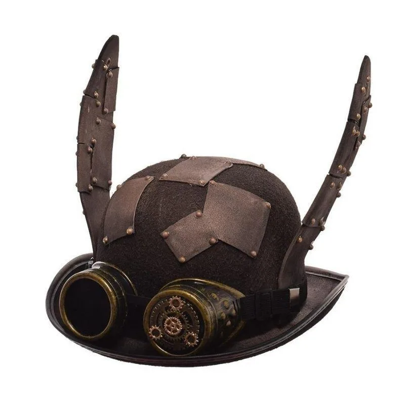 Vue 2 — Chapeau Steampunk Oreille de Lapin