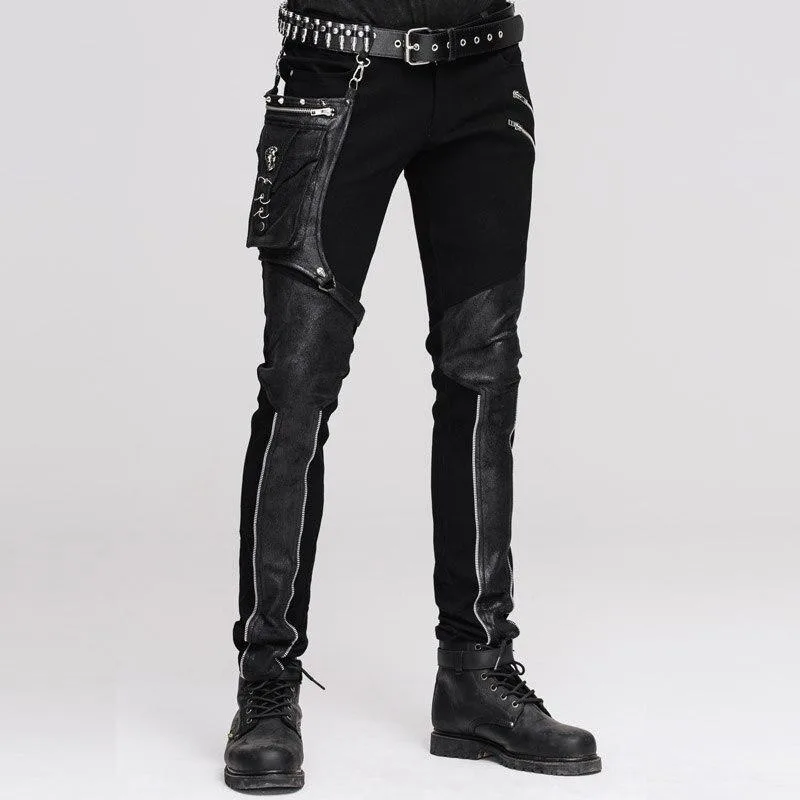 Vue 2 — Pantalon Steampunk Gothique Homme