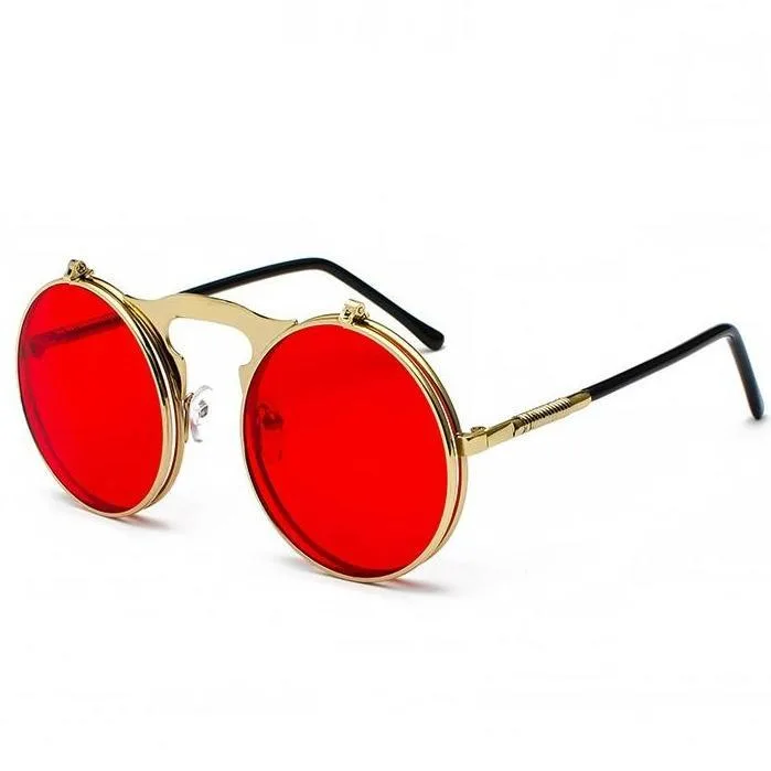 Vue 10 — Lunettes de Soleil Vintage Flip Up