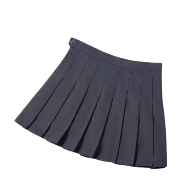 Vue 9 — Mini Jupe Plissée Taille Haute