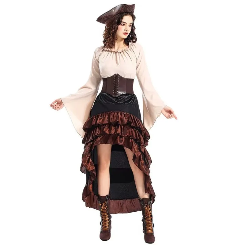 Vue 8 — Robe Steampunk Cosplay Pirate