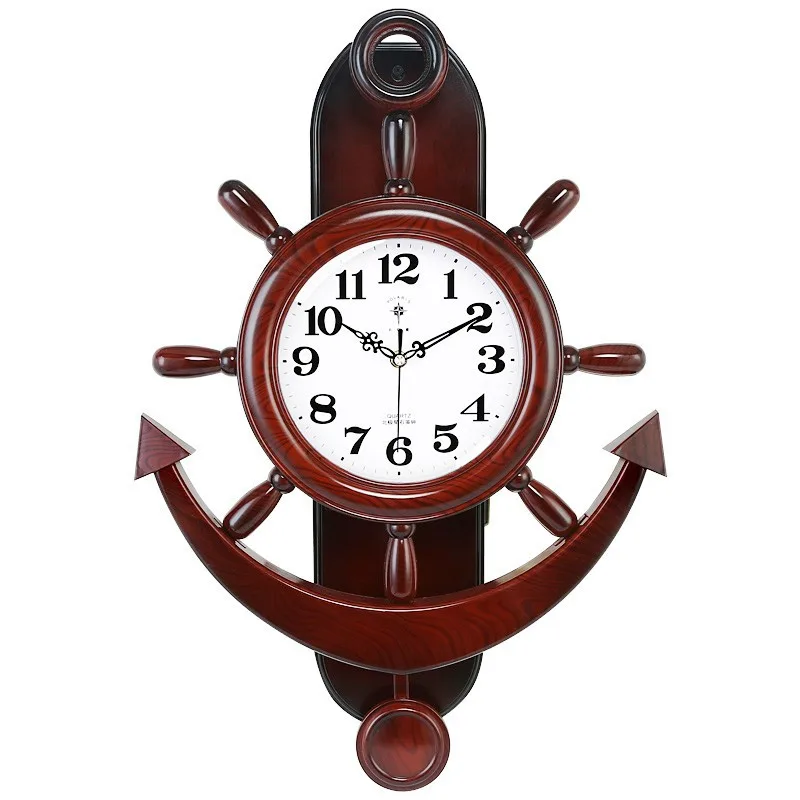 Vue 16 — Horloge Steampunk Gouvernail