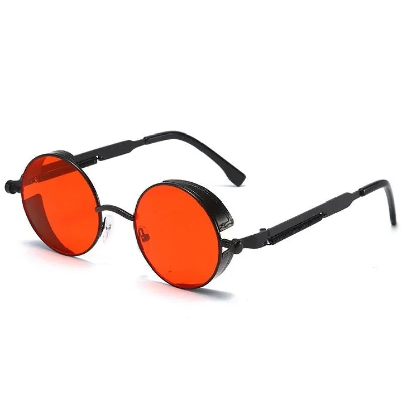 Vue 15 — Lunettes de Soleil Rondes en Métal