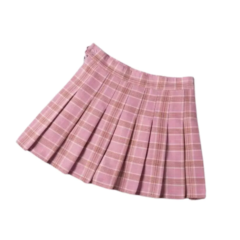 Vue 8 — Mini Jupe Plissée Taille Haute