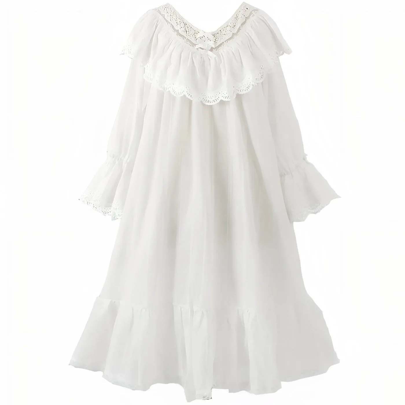 Chemise de Nuit Victorienne Femme