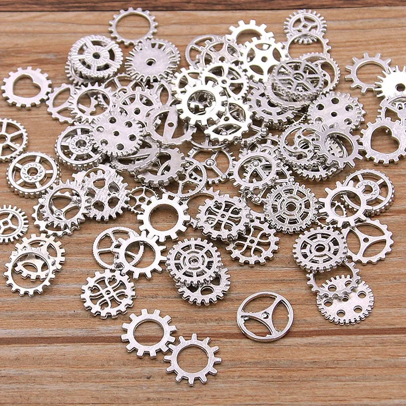 Vue 4 — Lot d'Engrenages Steampunk