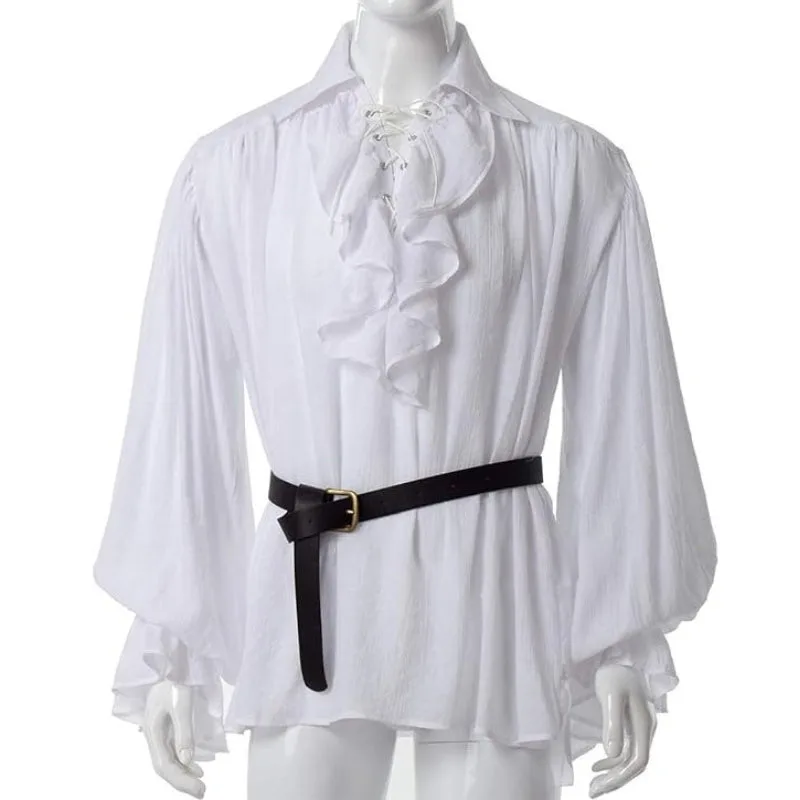 Vue 5 — Chemise Blanche Steampunk Homme