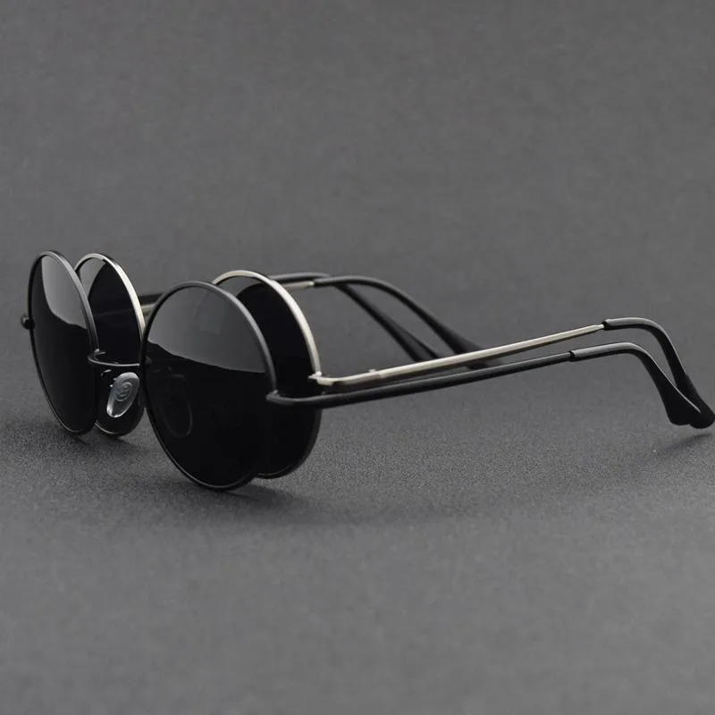 Vue 5 — Lunettes de Soleil Steampunk Femme